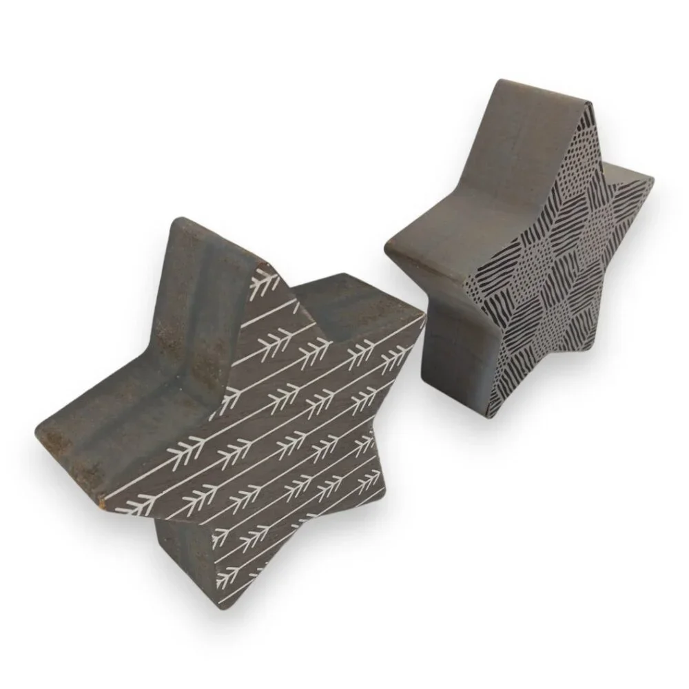 Star Wooden Decor–Wall, Table, Shelf- Gray- Arrows-Parties-Gatherings-Holiday - Picture 4 of 9